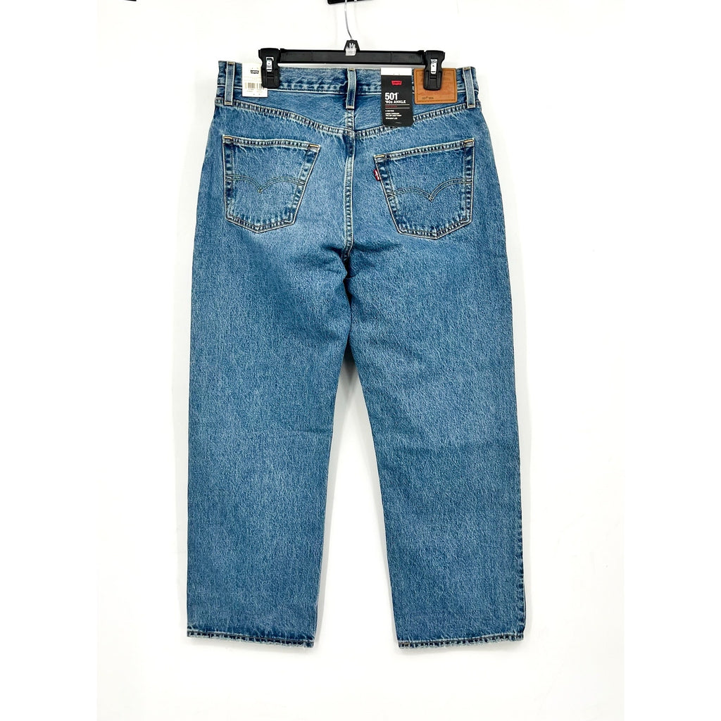 LEVI'S Womens 501 90's Ankle Jeans 31x27 US 12 Mid Rise Straight A9150-0002 NWT