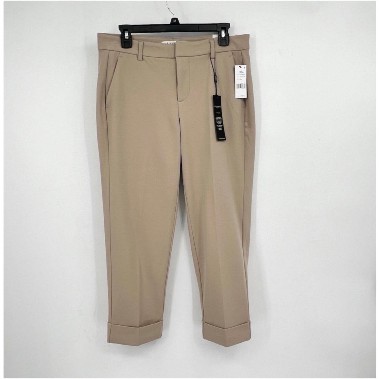 LIVERPOOL Women's Kelsey Crop Trouser Pant Size 8/29 Biscuit Tan NWT