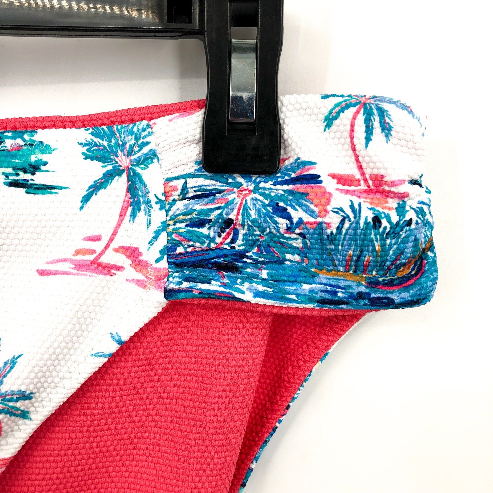 TOMMY BAHAMA Island Cays Tropical Rev Hipster Bikini Bottoms Small White NWT