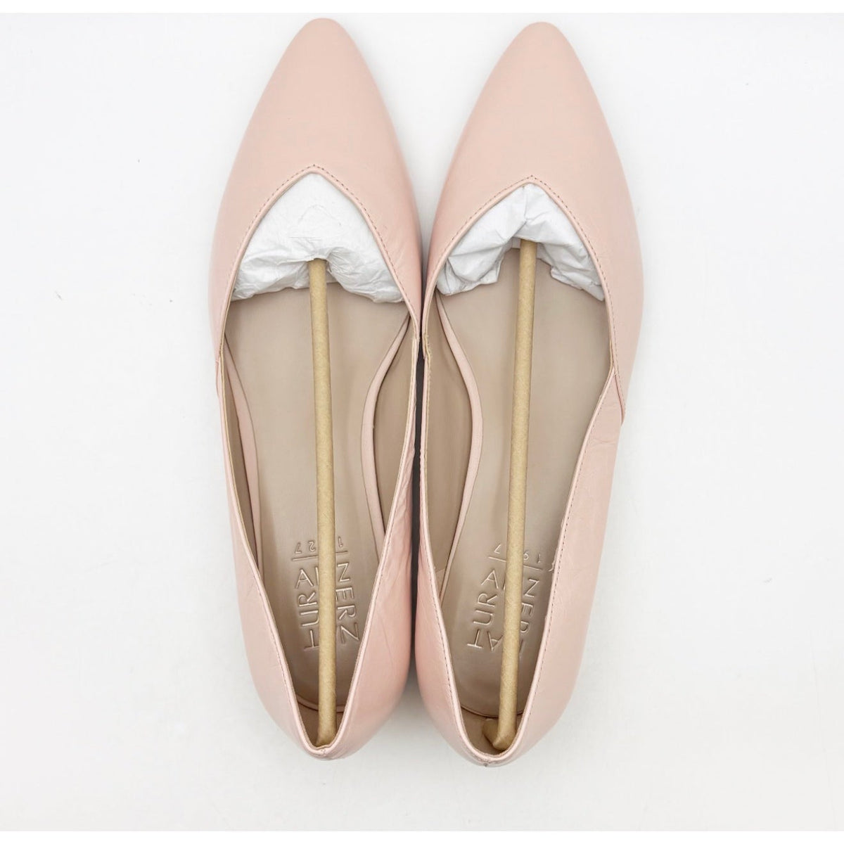 Naturalizer Womens Havana Flats Size 9.5 M EU 40.5 Pink Leather NIB