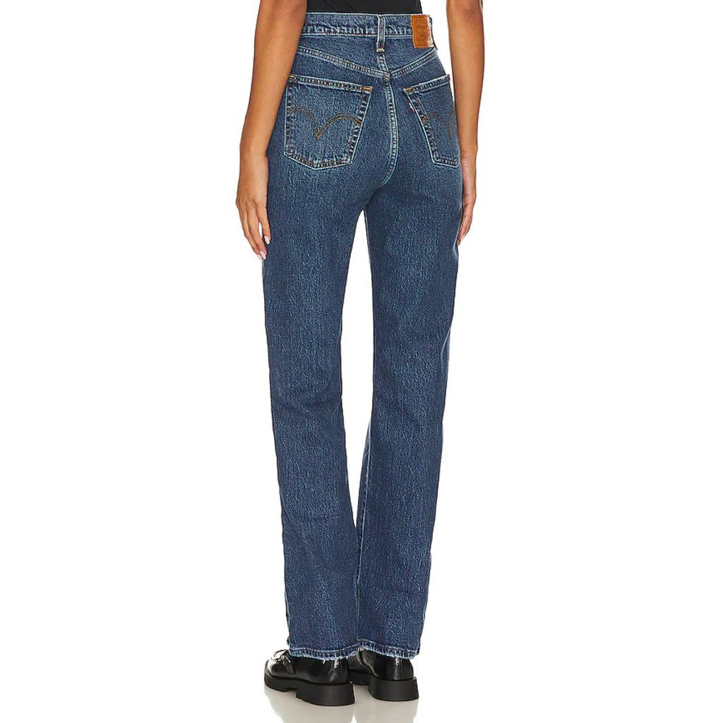 Levi's Womens Ribcage Straight Jeans 26x32 SIZE 2 Valley View 790780007 NWOT
