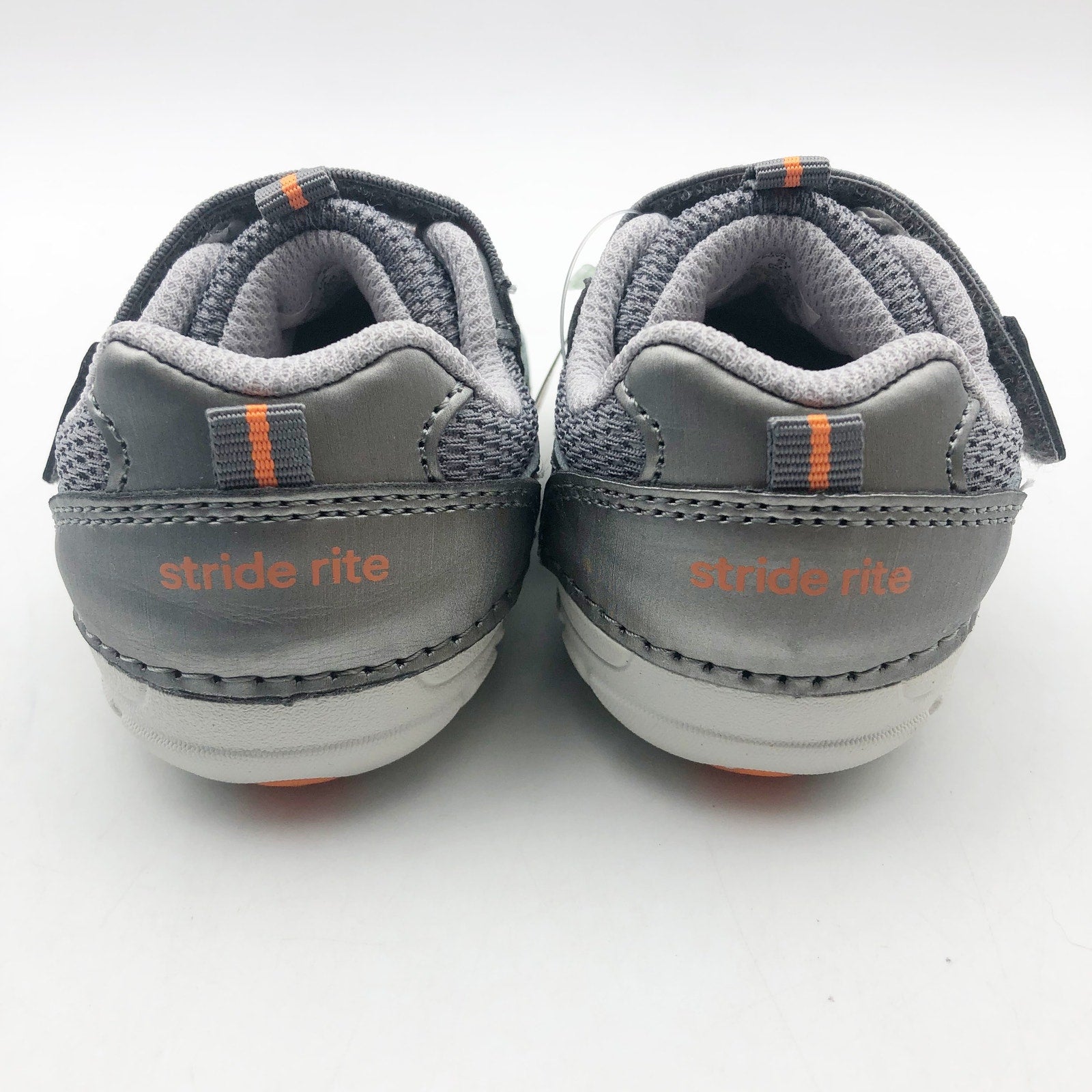 Stride Rite Baby Boys Sneaker SM Turbo Size 3 Wide Shoes Grey NIB