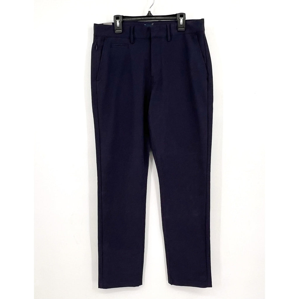 J.CREW Mens 770 Straight-Fit Tech Pants 32x30 Navy Blue Midweight BU844 NWT