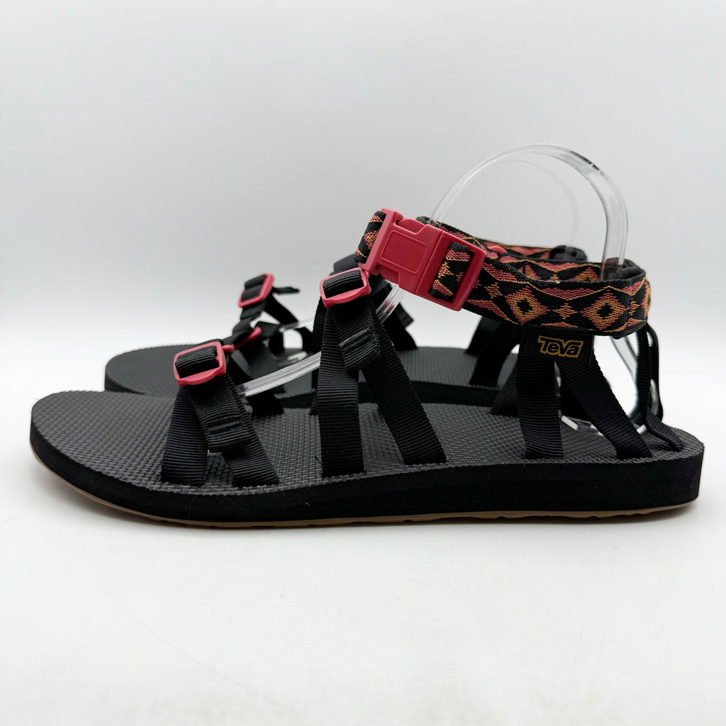 TEVA Mens Original Alp Revive Sandals US 10 EU 43 90s Archival Revival Black NIB