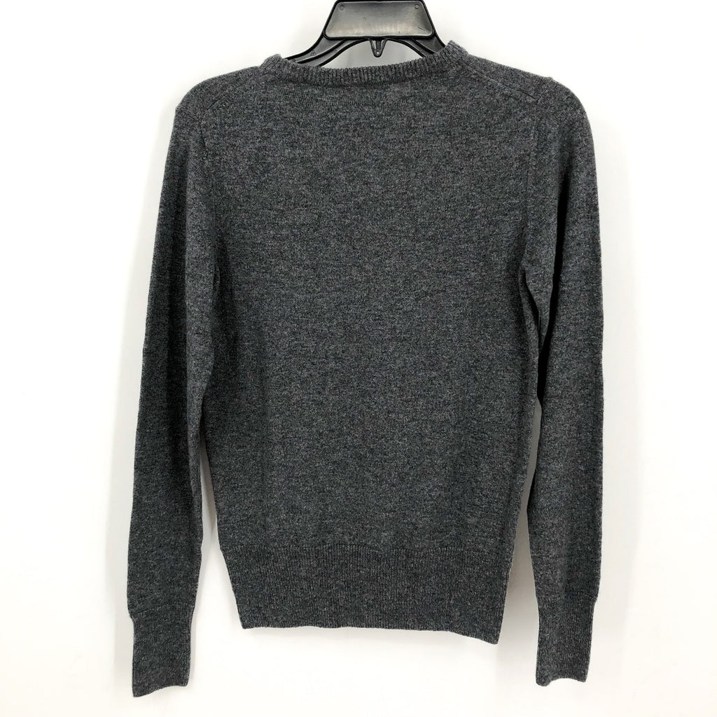 ACTIVE CASHMERE Women's Fitted Cashmere Sweater XS Charcoal Gray Crewneck NWT