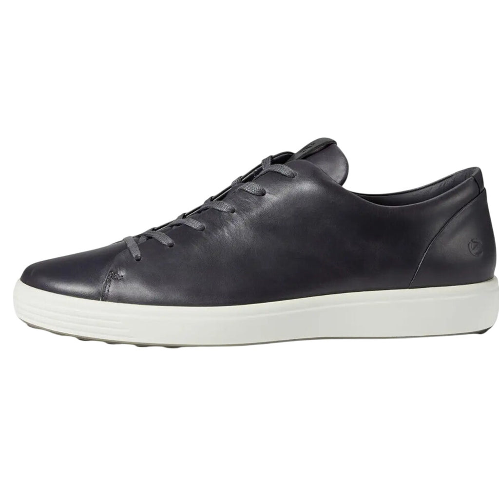 ECCO Mens Soft 7 Premier Sneakers EU 43 US 9-9.5 Black Leather NIB