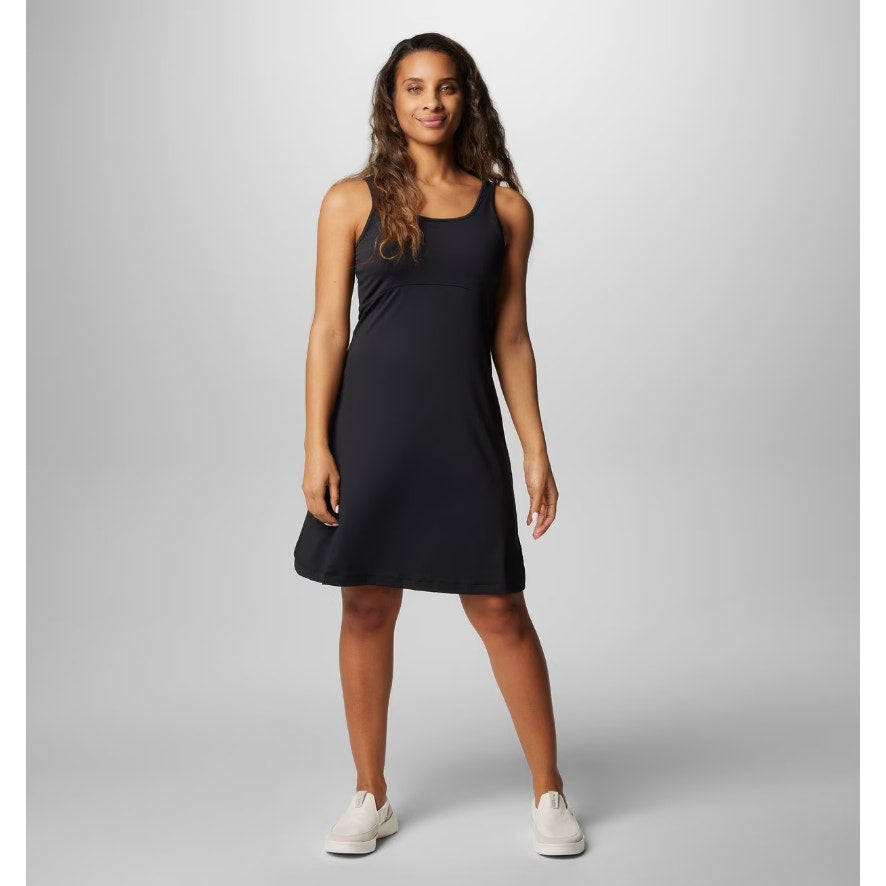 Columbia Womens PFG Freezer III Tank Dress Small Black UPF Performance NWT