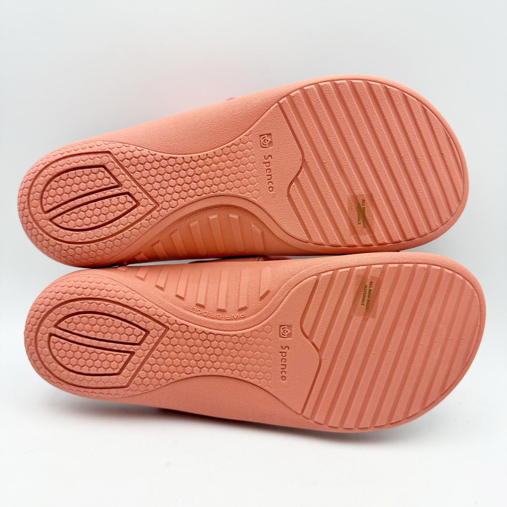 Spenco Womens Yumi Ocean Shell Thong Sandals US 12 Starfish Pink Flip Flops NWOB