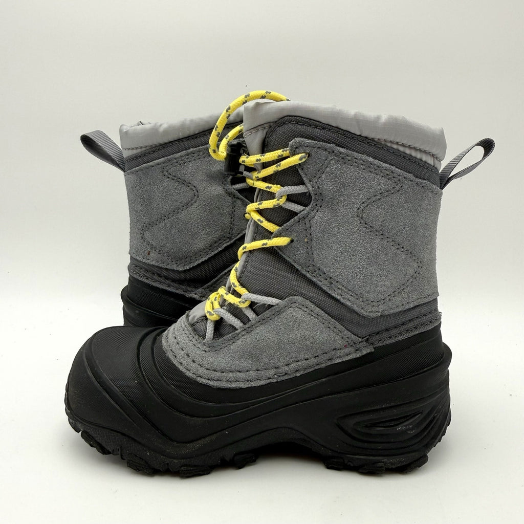The North Face Kids Alpenglow V Winter Boots US 11 EU 28 Grey Waterproof NIB