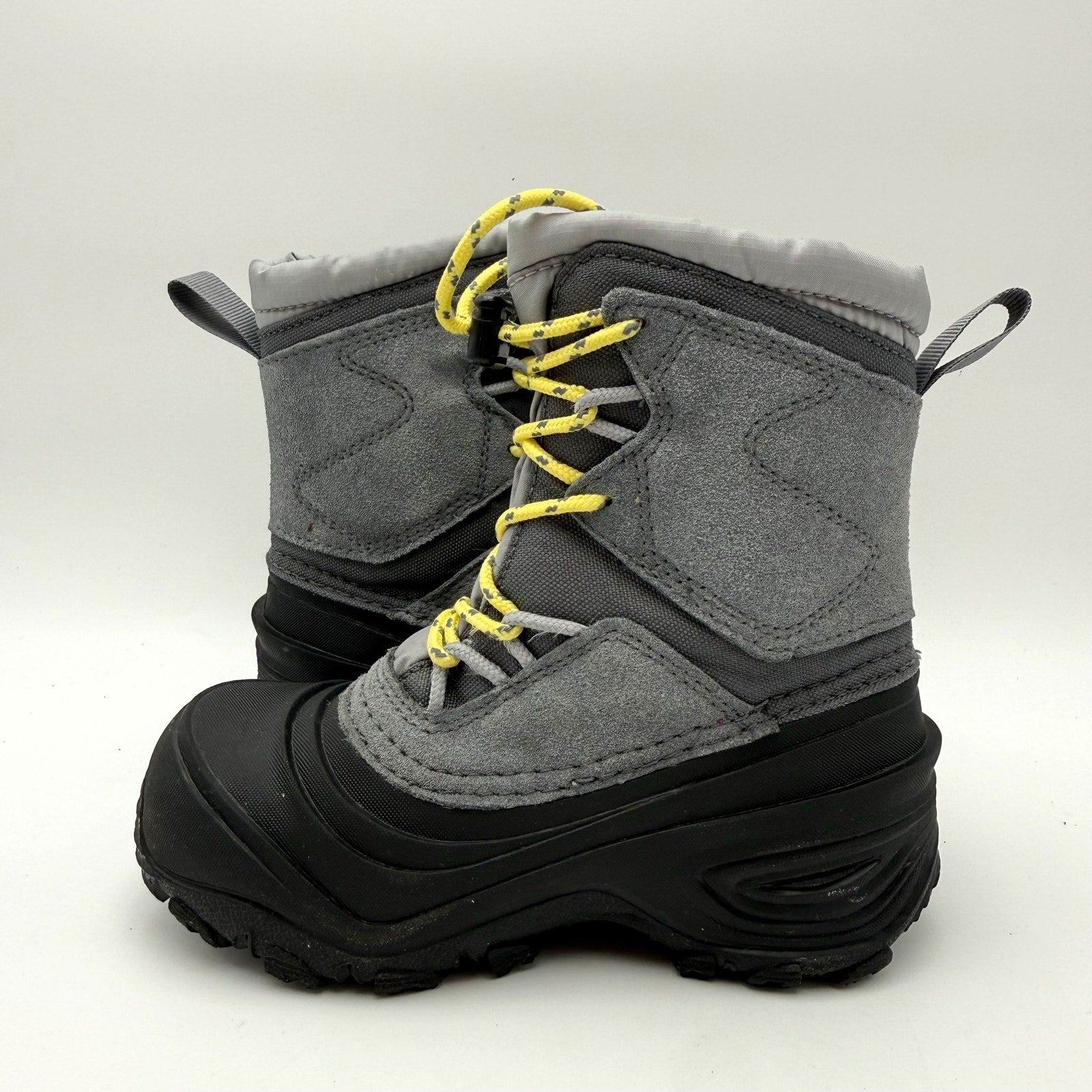 The North Face Kids Alpenglow V Winter Boots US 11 EU 28 Grey Waterproof NIB
