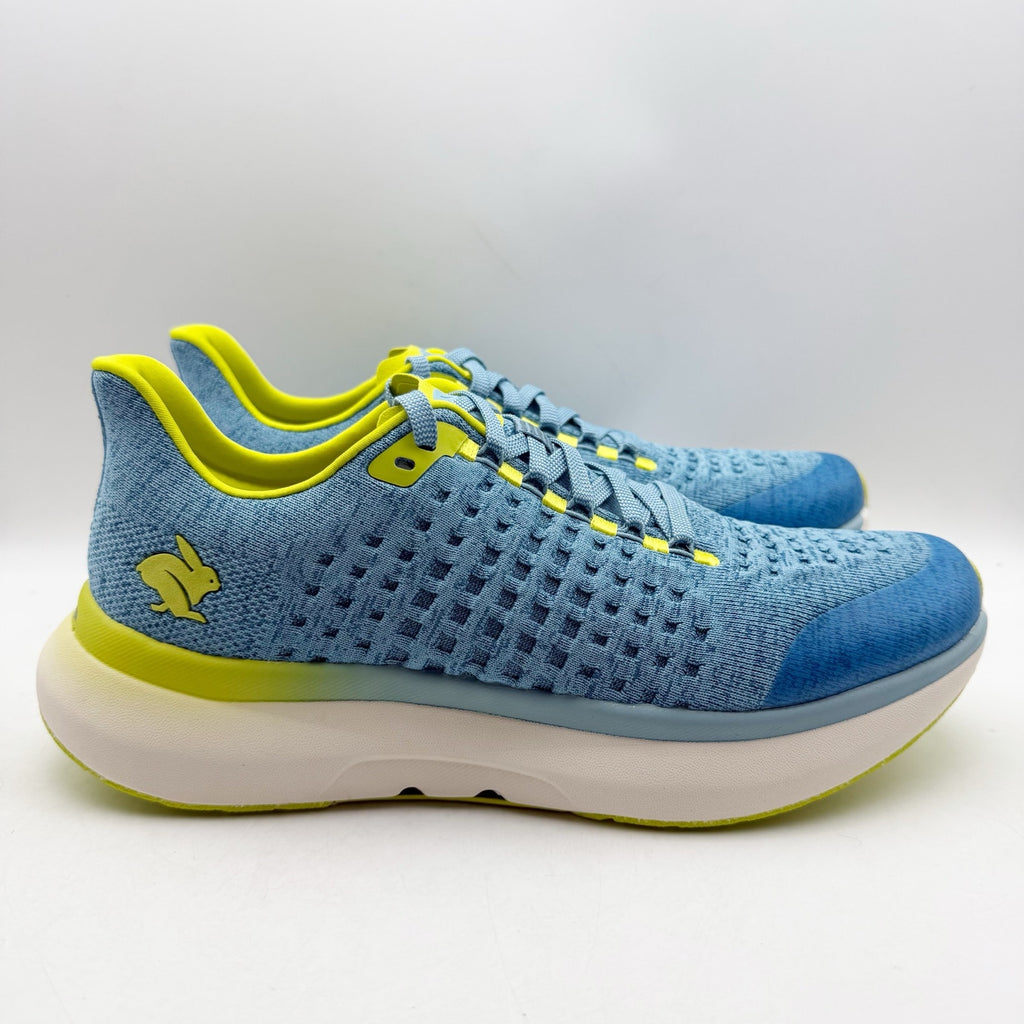 Rabbit Mens Dream Chaser Running Shoes US 12 Blue Yellow Athletic Sneakers NIB