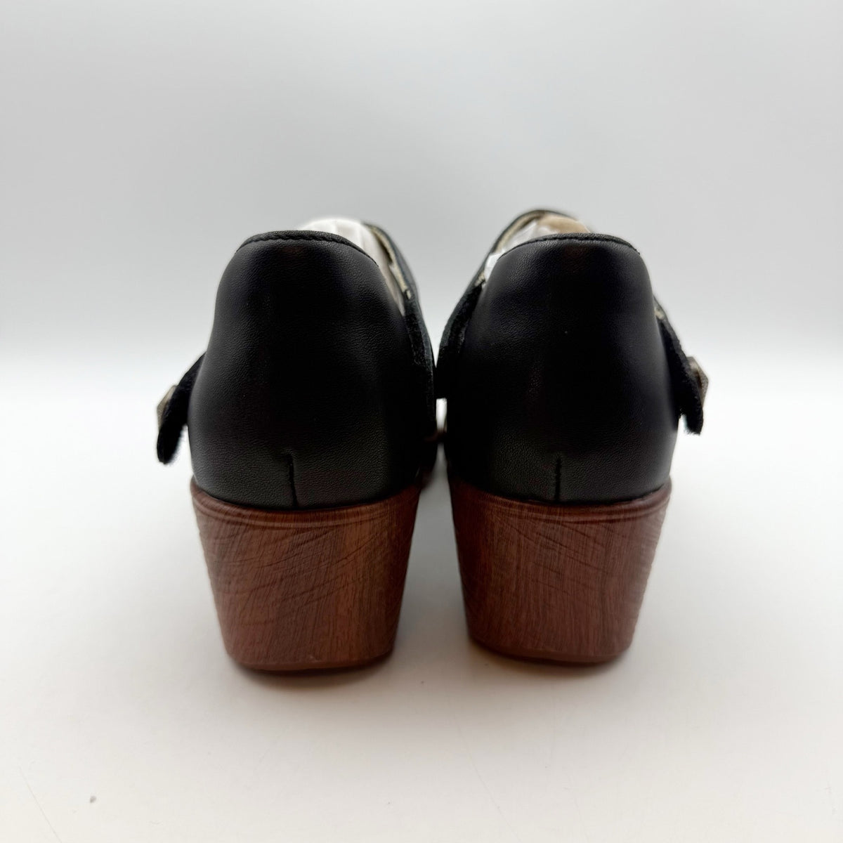 Alegria Womens Savina Clogs EU 37 US 7-7.5 Black Leather Slip Resistant NIB