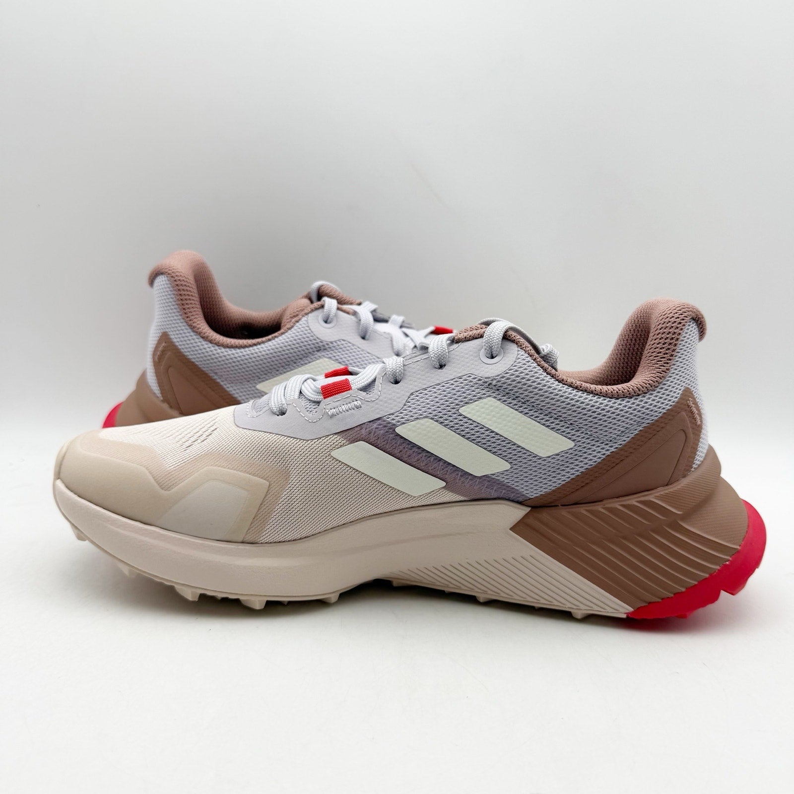 Adidas Womens Terrex Soulstride Trail Running Sneaker US 6 Cream Multicolor NWOB