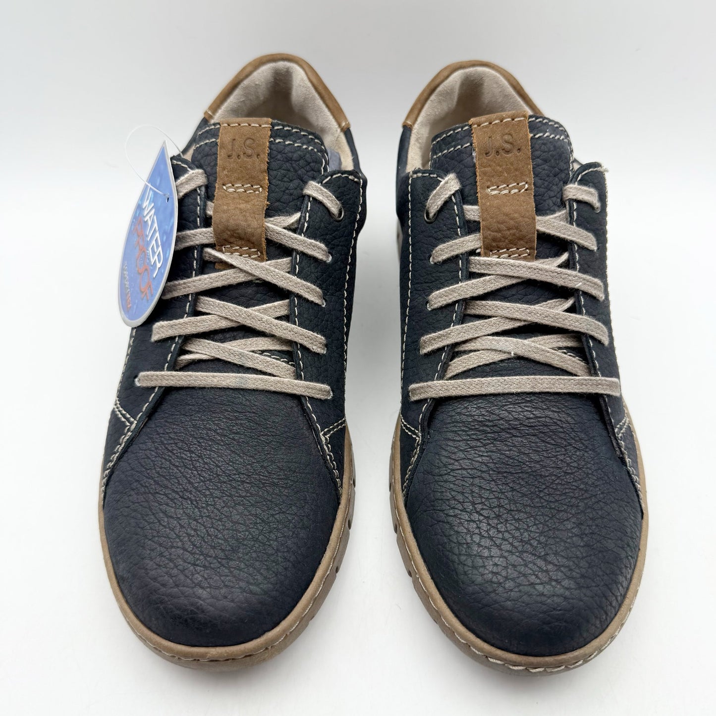 Josef Seibel Womens Steffi 62 Sneaker EU 40 US 9-9.5 Blue Leather Waterproof NIB