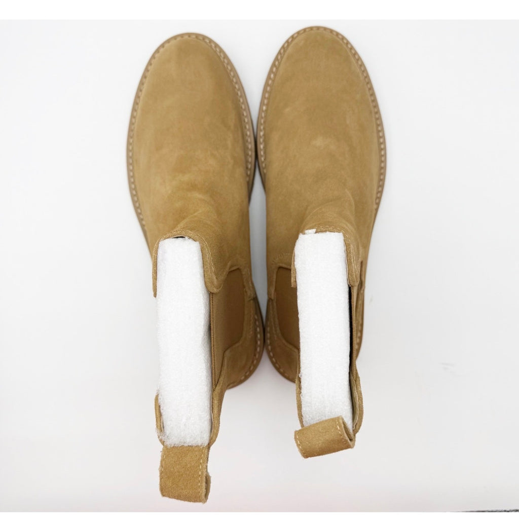 Saint Morta Mens Chunky Chelsea Boots US 9 EU 43 Tan Camel Suede NIB
