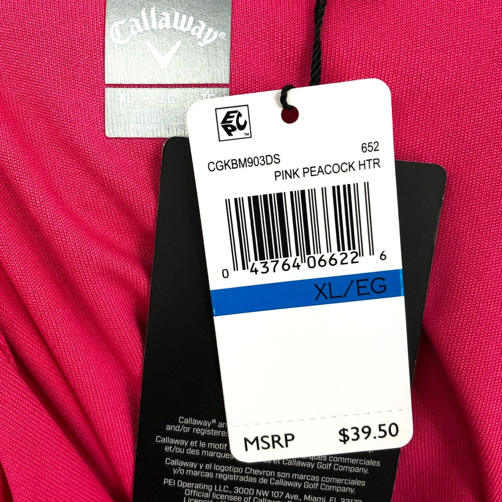 CALLAWAY Women's Opti Dri True Sculpt Golf Skort XL Pink Peacock Heather NWT