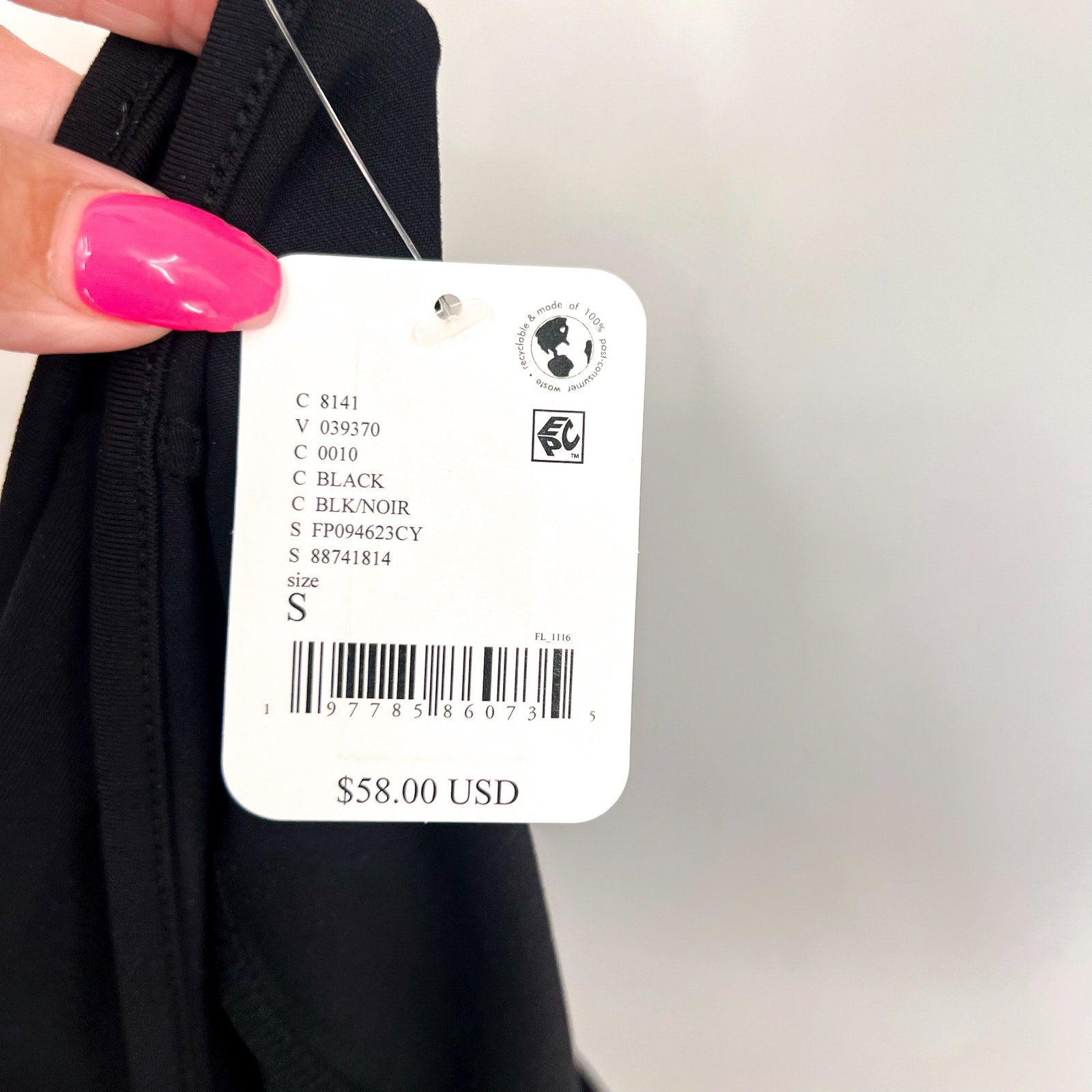FREE PEOPLE X INTIMATELY FP Everly Bodysuit Small Black 3/4 Sleeve Bolero NWT
