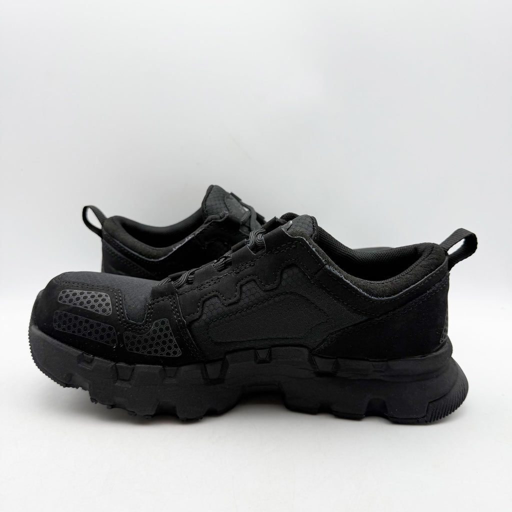 Timberland Pro Womens Powertrain EV CT Work Sneakers Size 8.5 Black Comp Toe NIB