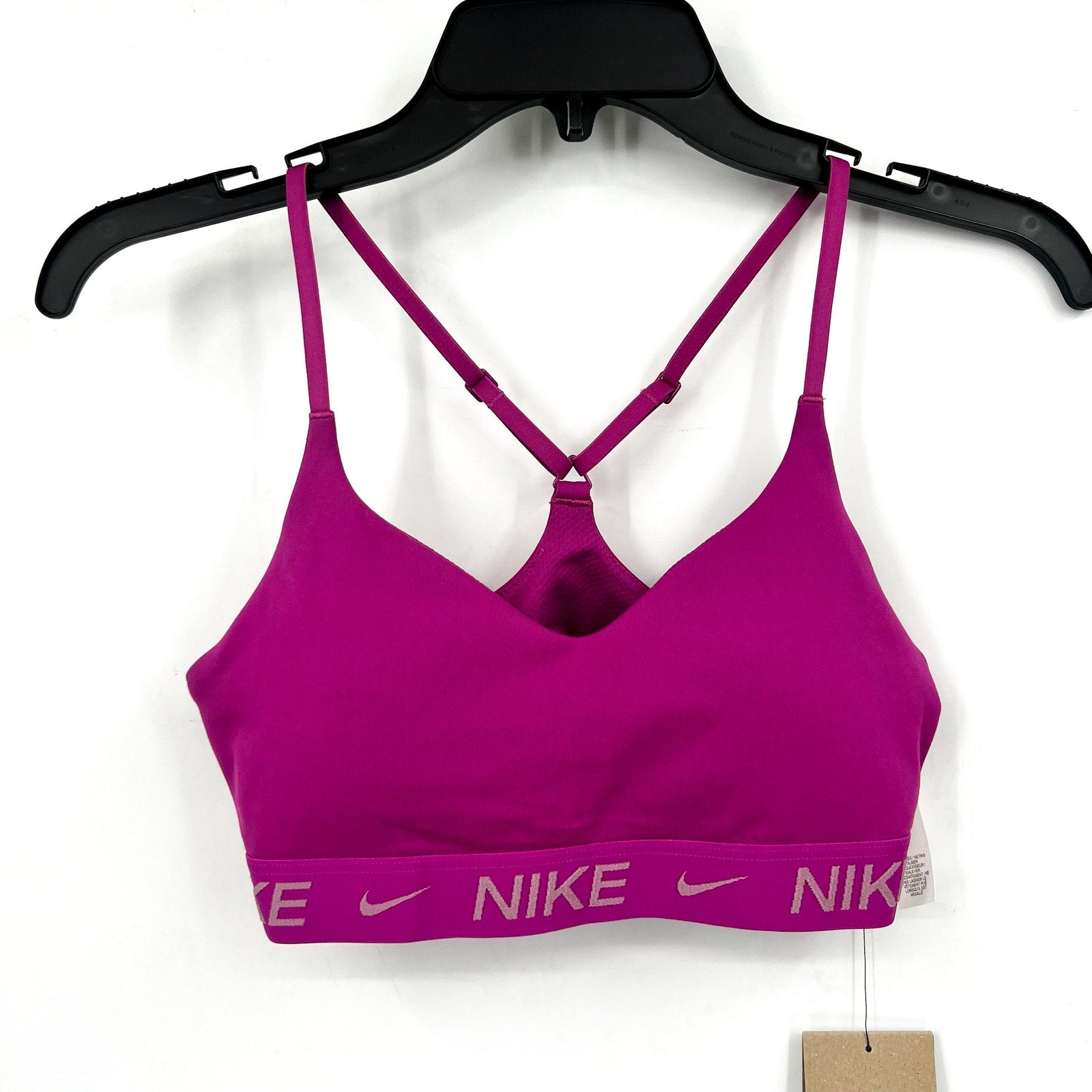 NIKE Women's Indy Light-Support Adjustable Sports Bra XS Pink Sweet Beet NWT