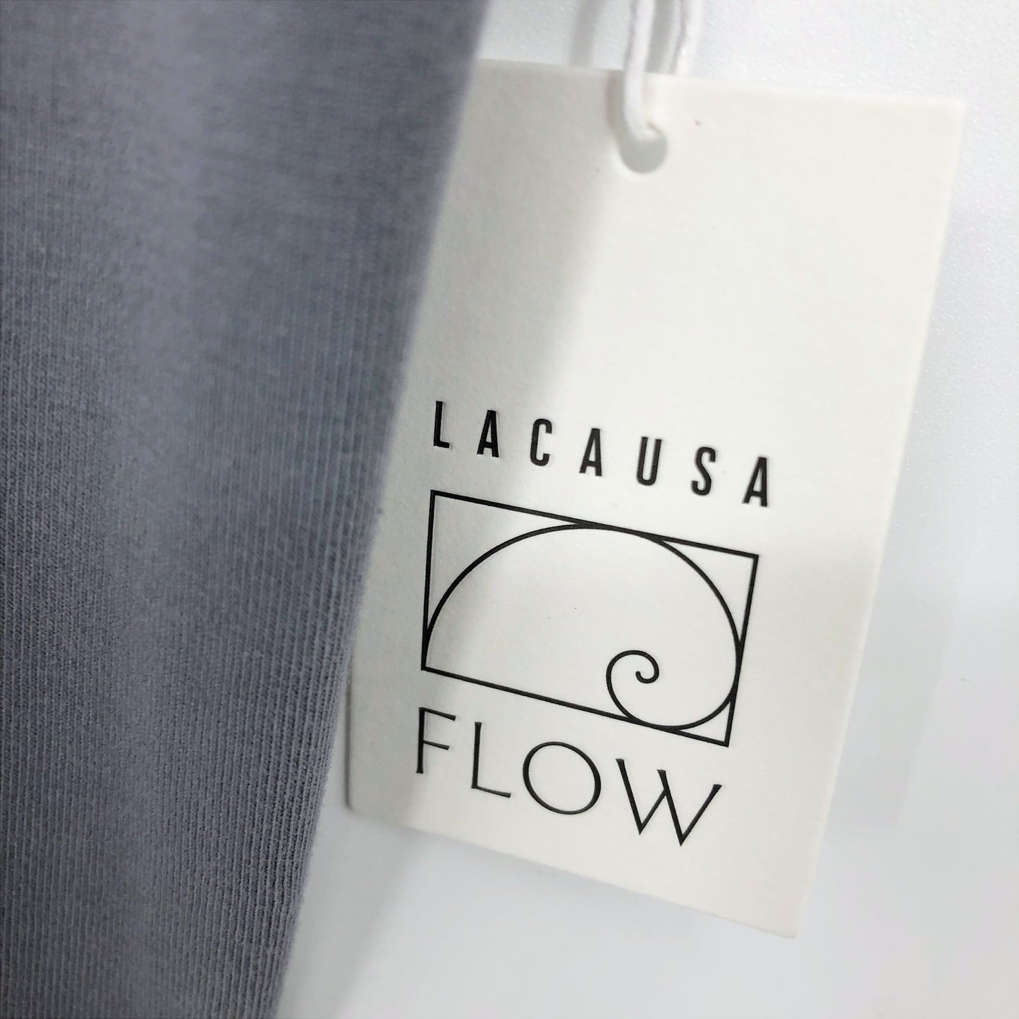 LACAUSA Womens Flow Yoga Gai Unitard Medium Grey Granite