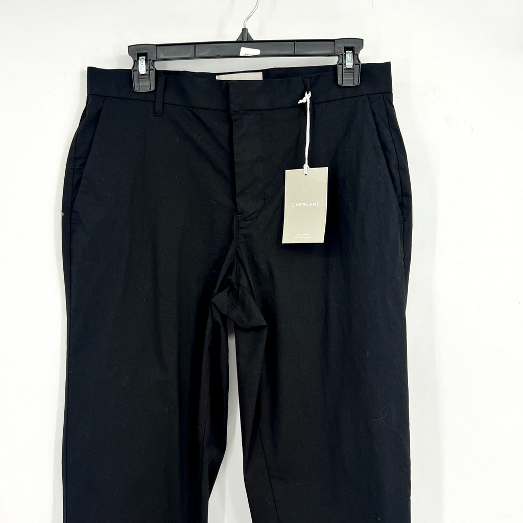 EVERLANE Men's The Athletic Fit Air Chino Pants 28x30 Black Flat Front NWT