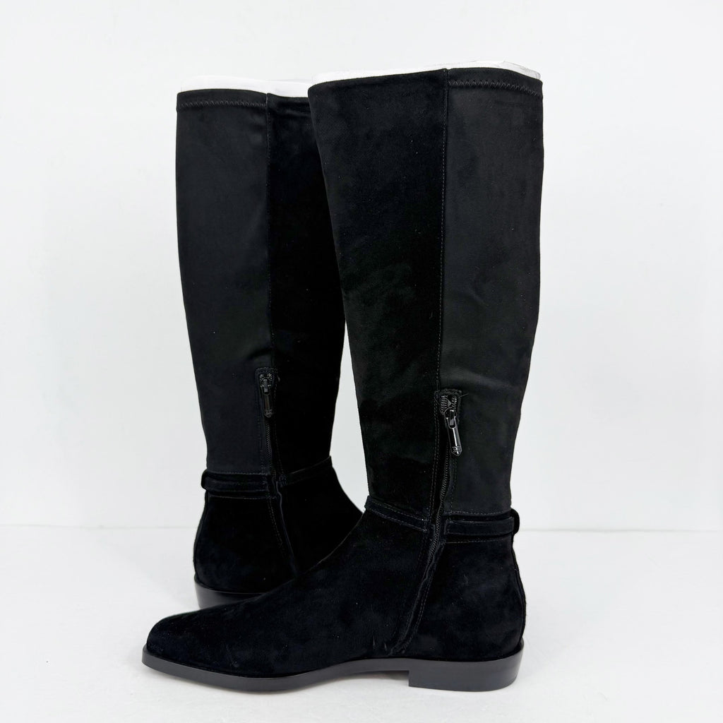 Sam Edelman Womens Clive Knee High Boots Size 10 Black Suede Horsebit Detail NIB