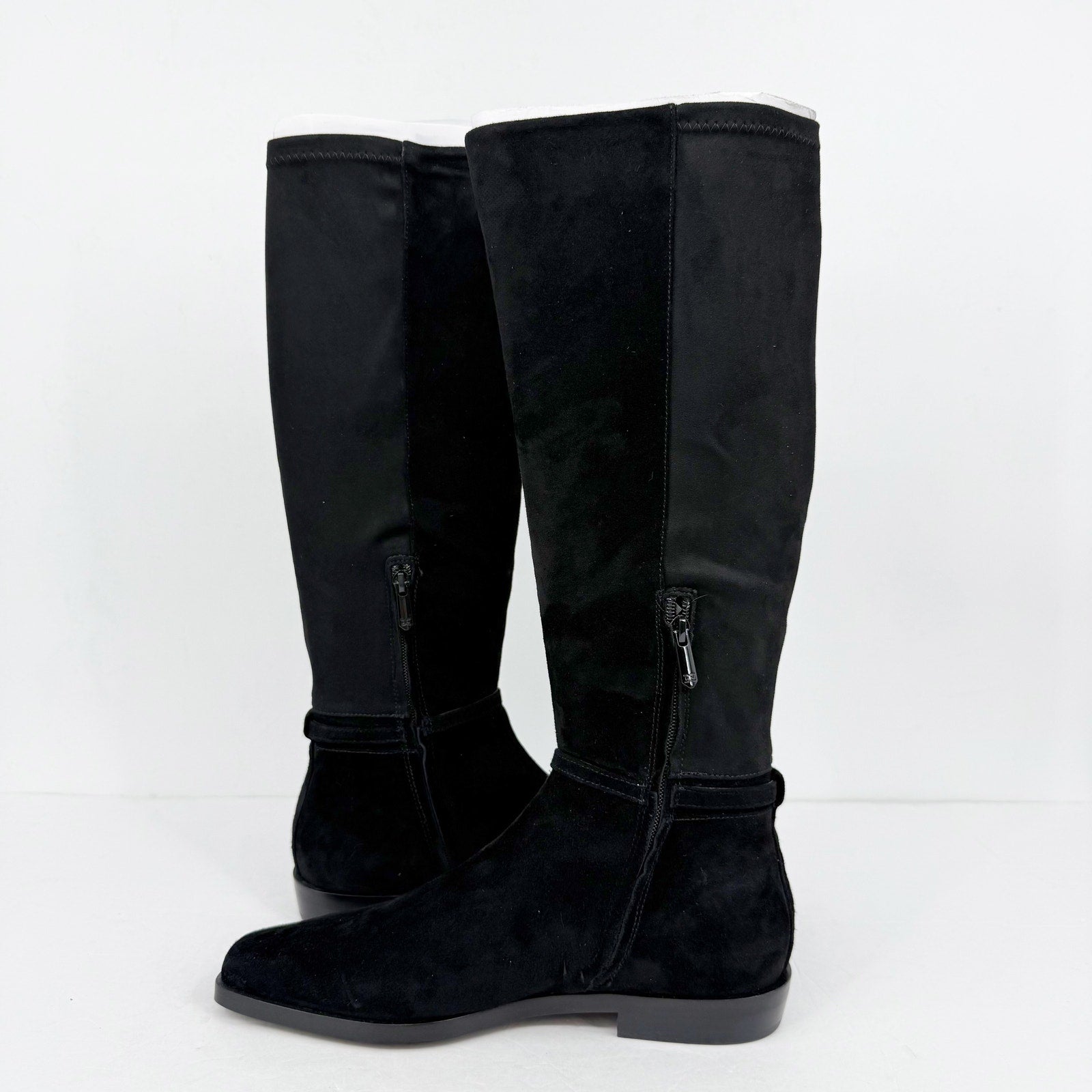 Sam Edelman Womens Clive Knee High Boots Size 10 Black Suede Horsebit Detail NIB