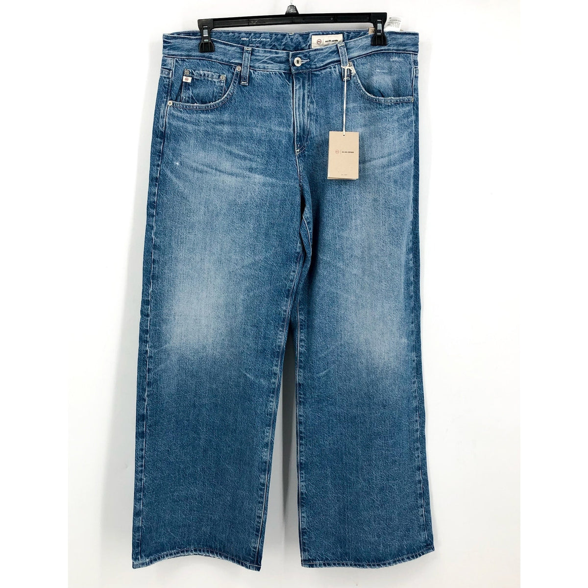 AG ADRIANO GOLDSCHMIED Womens Adria Wide Leg Jeans Size 32 US 14 Divergent NWT