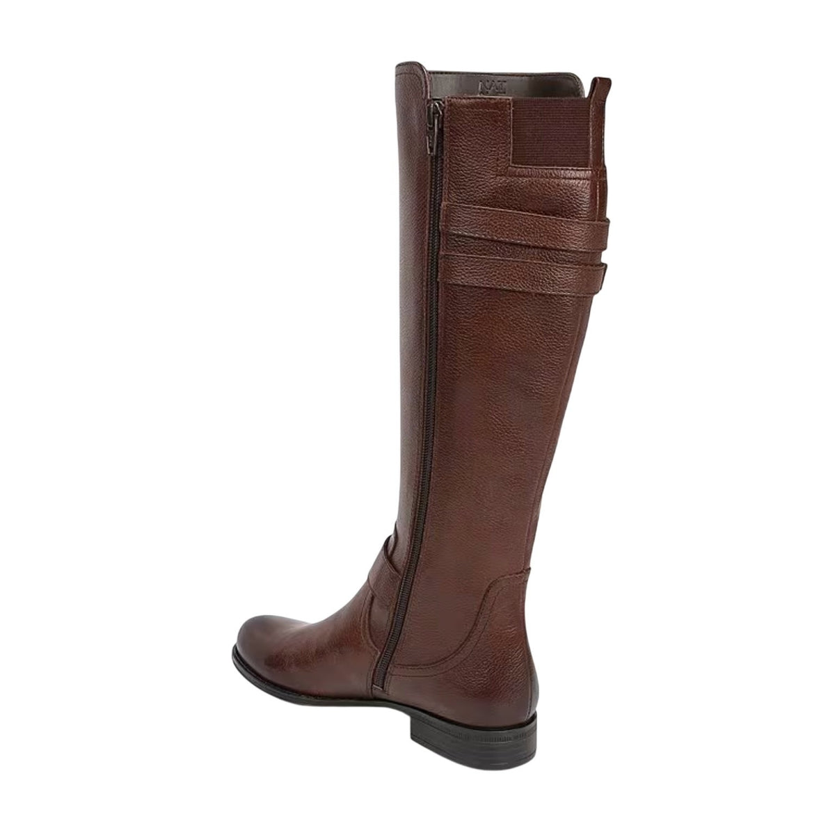 Naturalizer Womens Jessie Knee High Riding Boots Size 7 EU 37 Cinnamon Brown NIB