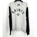 47 BRAND Mens New Orleans Saints Fells Blvd Sweatshirt Large Grey NWOT