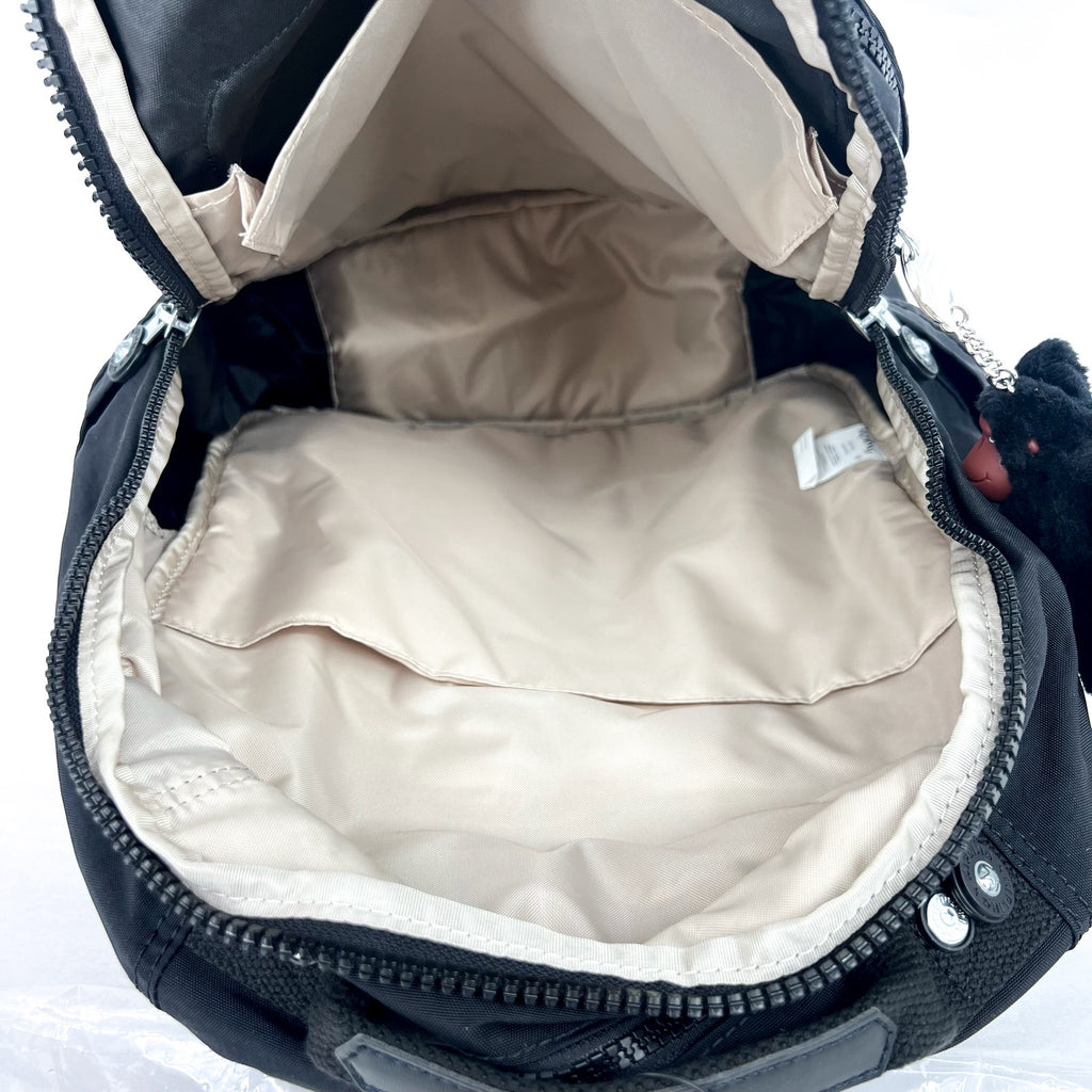 KIPLING Seoul 15" Laptop Backpack True Black Water Repellent NWT