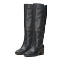 Lucky Brand Womens Cashlin Heeled Knee High Boots US 9 M Black Leather NIB