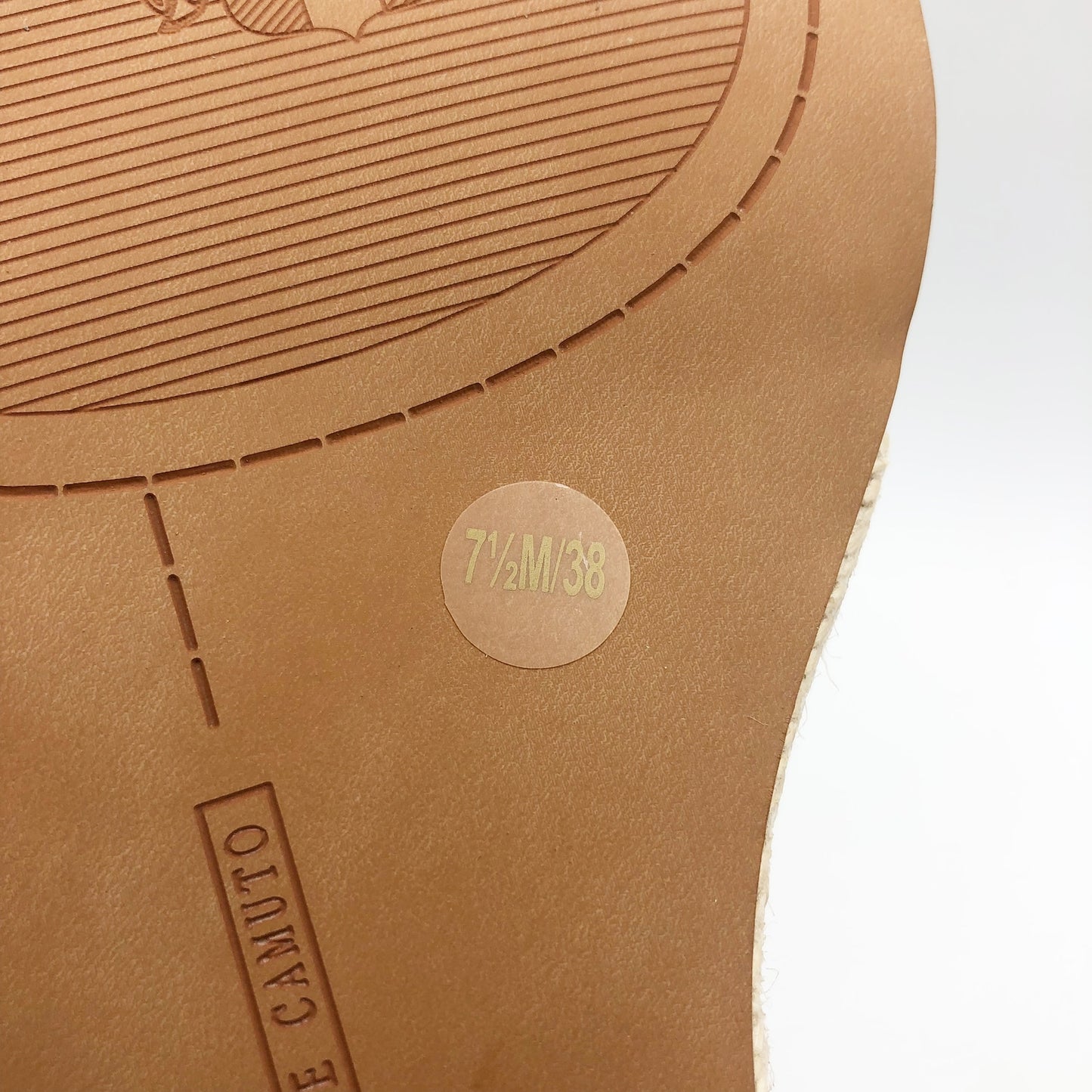 Vince Camuto Womens Bretandi Espadrille Wedge Heel Sandals Size 7.5 Ocean NIB