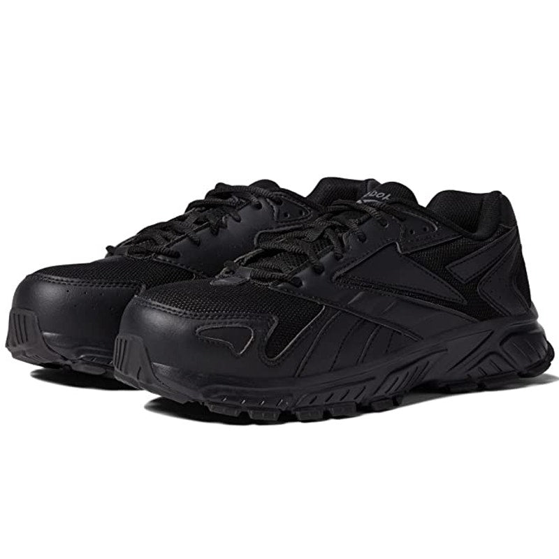Reebok Work Mens Hyperium Work Shoes US 7 M Black EH Comp Toe NIB