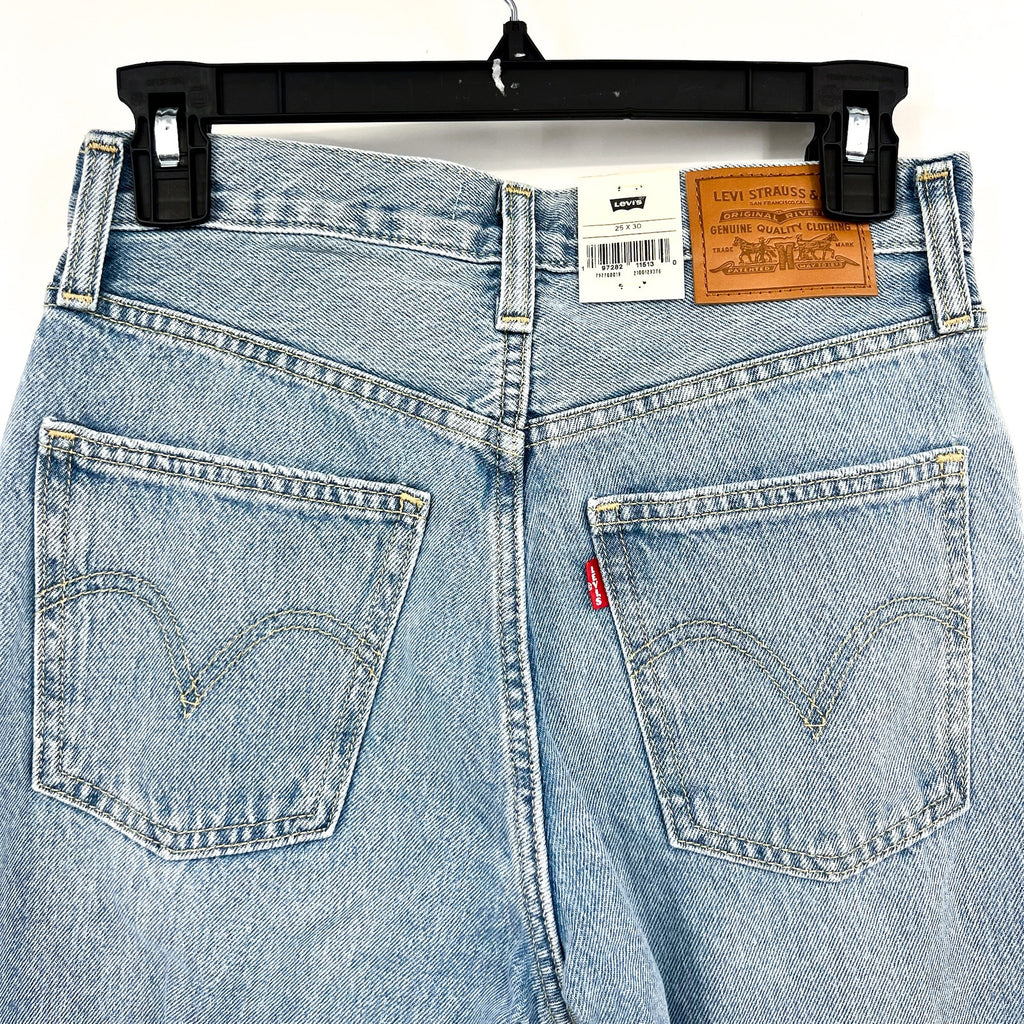 LEVI'S Womens Dad Straight Jeans 25x30 Size 0 Far And Wide Light 79770-0019 NWT