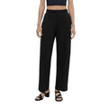 EVERLANE Women's The Wide Leg Dream Pants Large Black Elastic Waist NWT