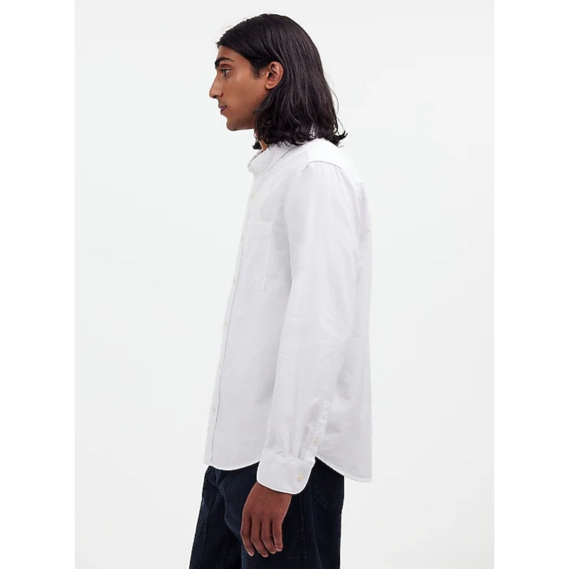 MADEWELL Men's The Vintage-Worn Oxford Shirt XS White Lighthouse NJ710 NWT