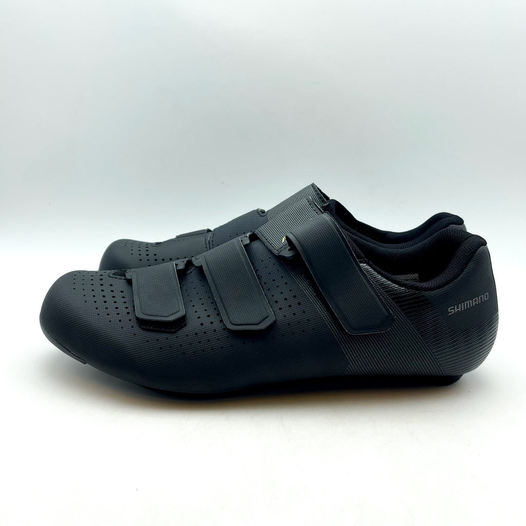 SHIMANO Mens SH-RC100 Road Cycling Shoes US 10.5 EU 45 Black Mesh NIB