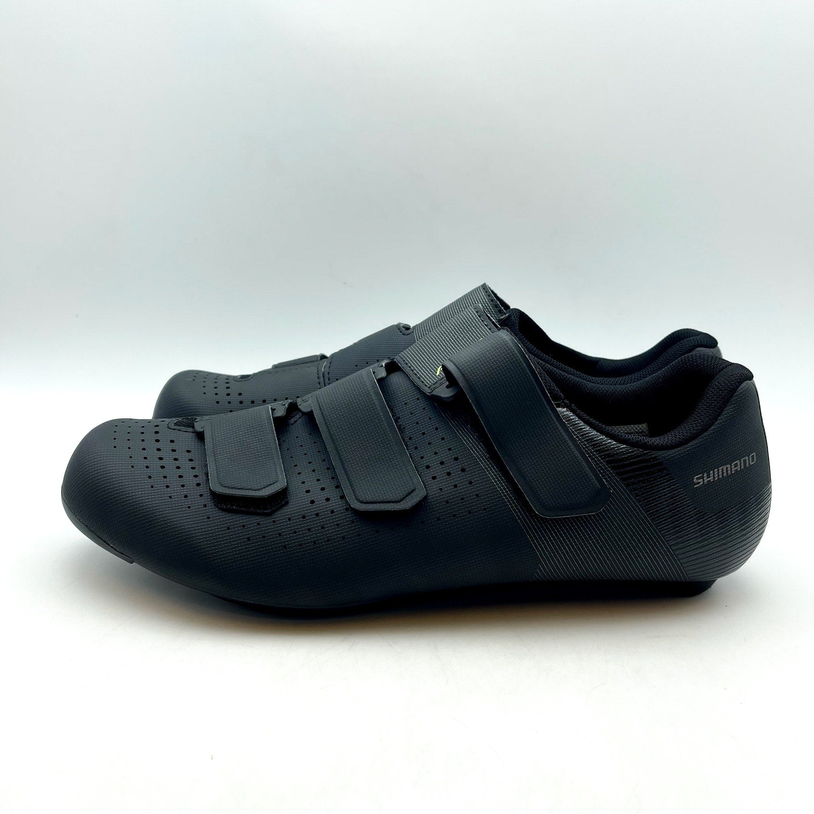 SHIMANO Mens SH-RC100 Road Cycling Shoes US 10.5 EU 45 Black Mesh NIB