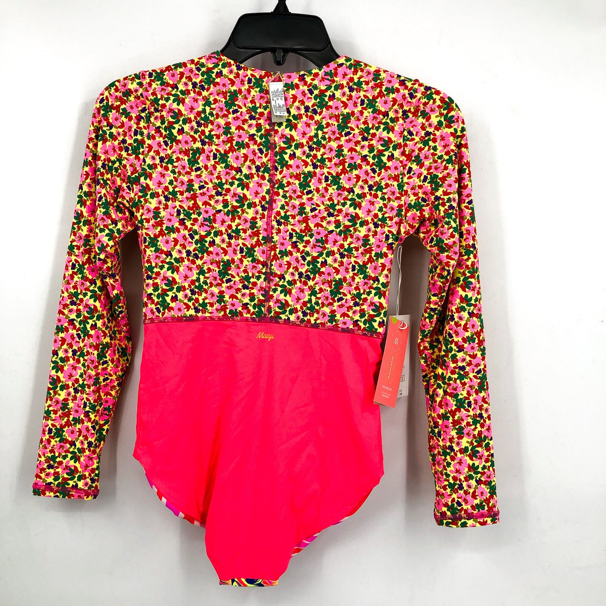 MAAJI Girls Miku Reversible Long Sleeve One Piece Size 12 Pink Amazonas NWT