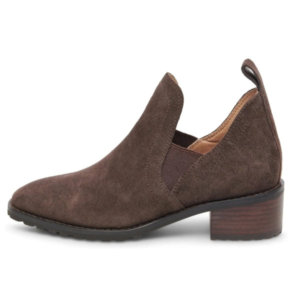 Blondo Womens Sandra Ankle Bootie Size 8.5 M Java Brown Suede Waterproof NIB