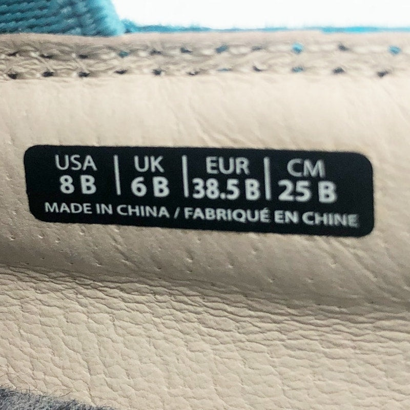 Spenco Womens Saylor Slip On Sneakers Size 8 Aqua Sea Blue Leather NIB