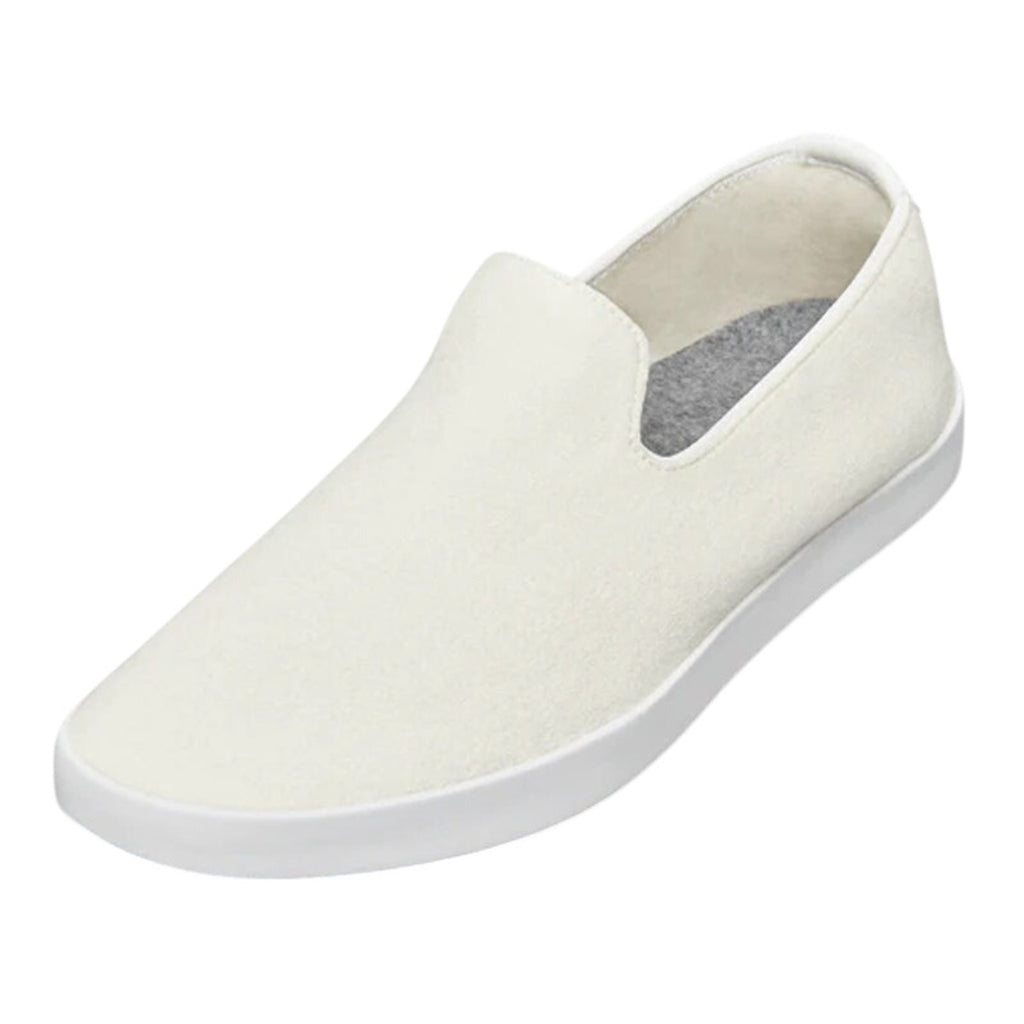 AllBirds Mens Wool Lounger Casual Sneakers Size 8 EU 40.5 White Slip On NIB