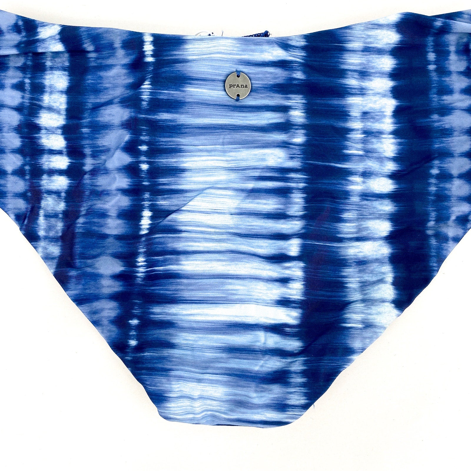 PRANA Women's Marta Bikini Bottom XS Blue Belize Hazy Days Hipster Stretch NWT