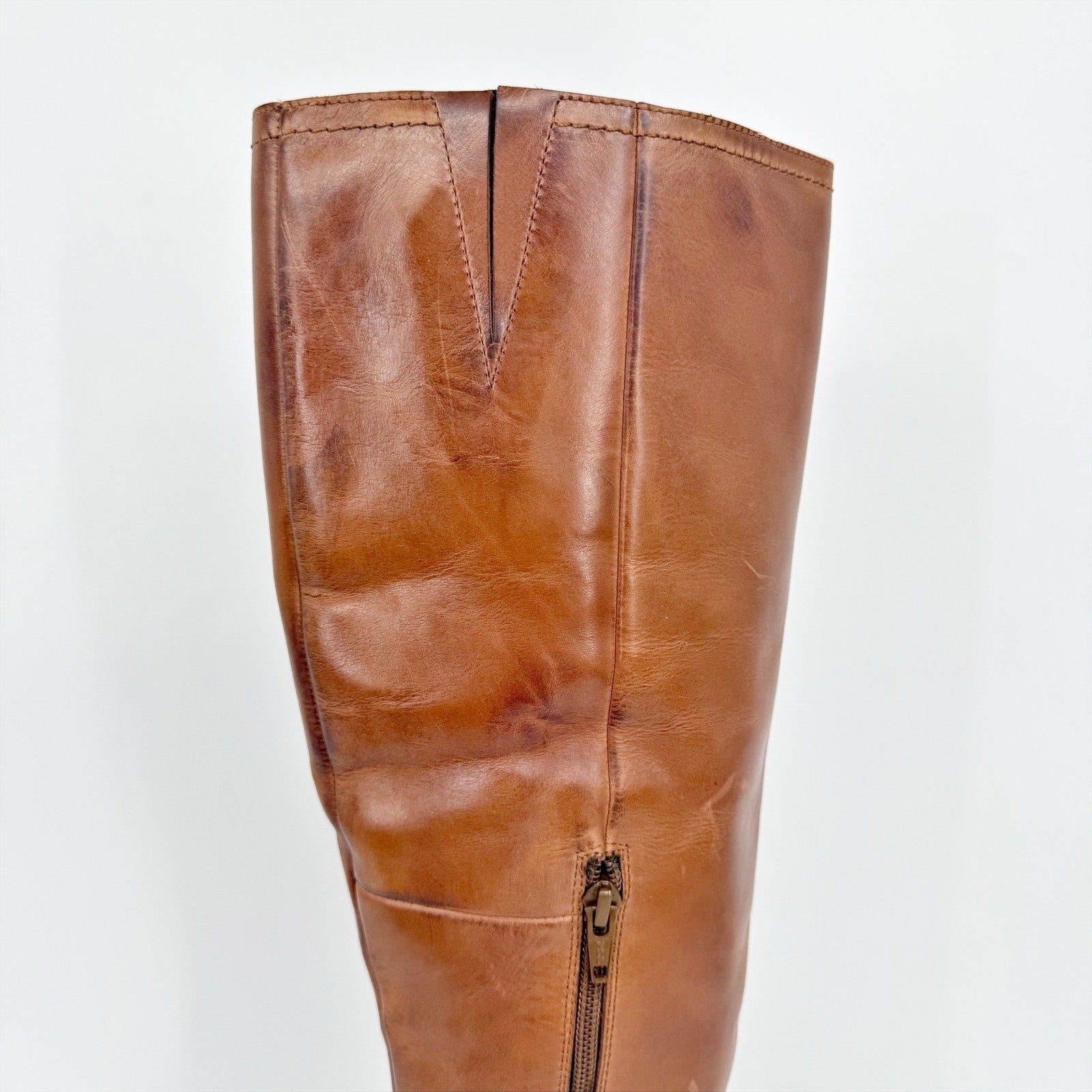 Diba True Womens True Do Knee High Boots US 6 M Brown Leather NWOB