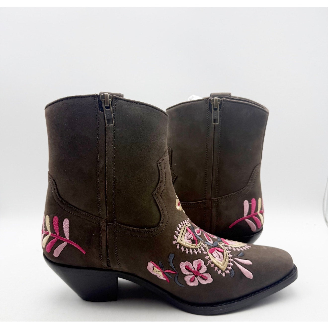 Diba True Women Cains Ville Western Bootie Size 9 M Brown Multi Leather NWOB