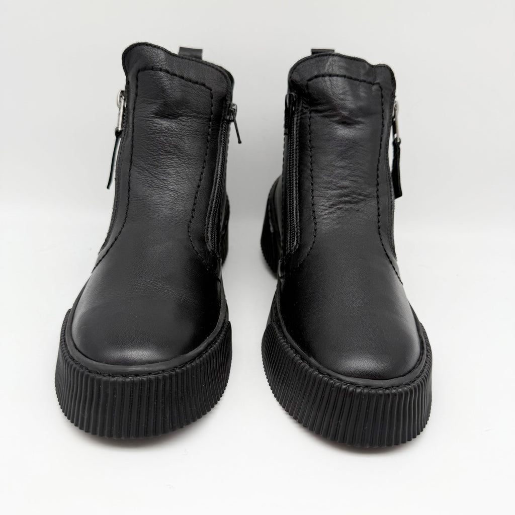 Spring Step Womens Kelko Ankle Boot EU 39 US 8.5 Black Leather NIB