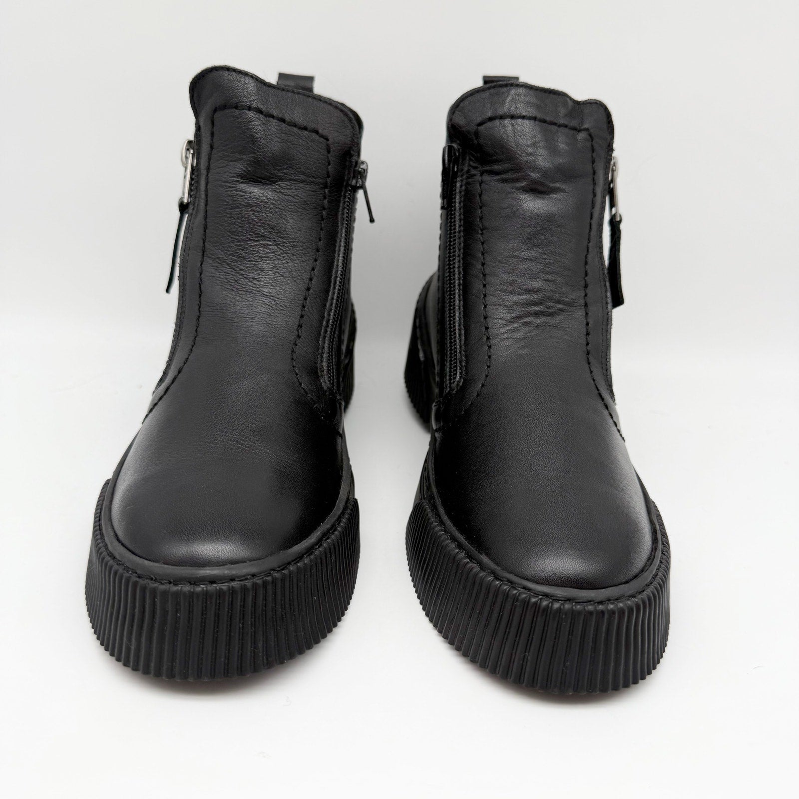 Spring Step Womens Kelko Ankle Boot EU 39 US 8.5 Black Leather NIB