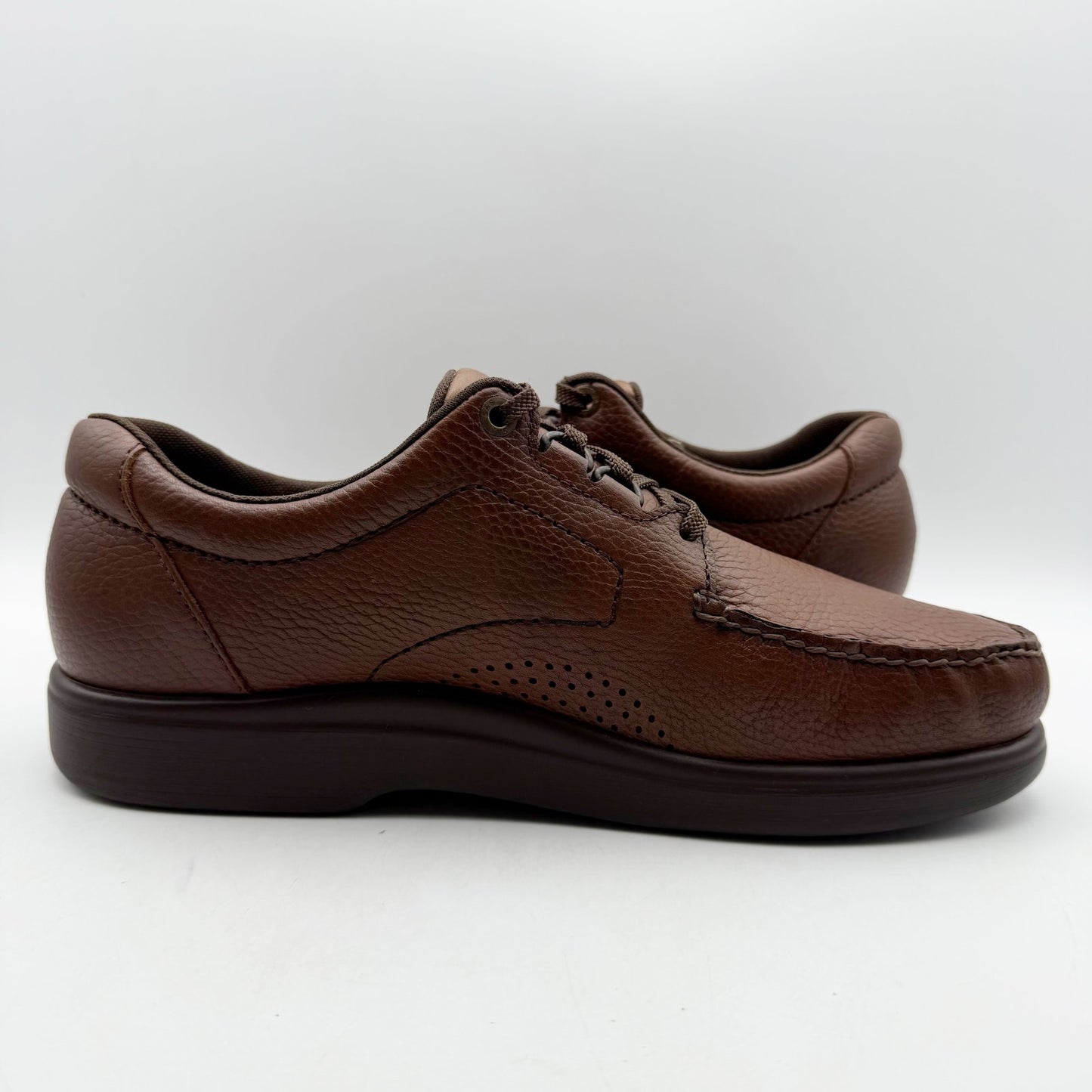 SAS Mens Bout Time Lace Up Shoes US 10.5 M EU 41 Brown Leather NIB