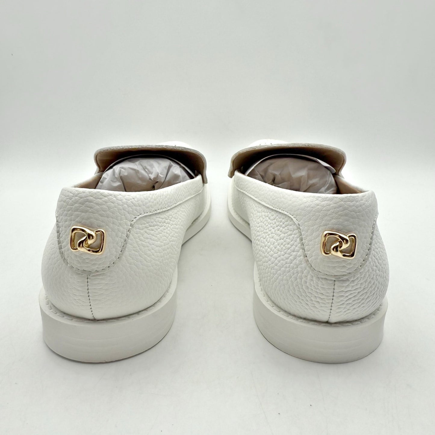 Aerosoles Womens Sienna Loafers US 9.5 M EU 40.5 White Leather NIB